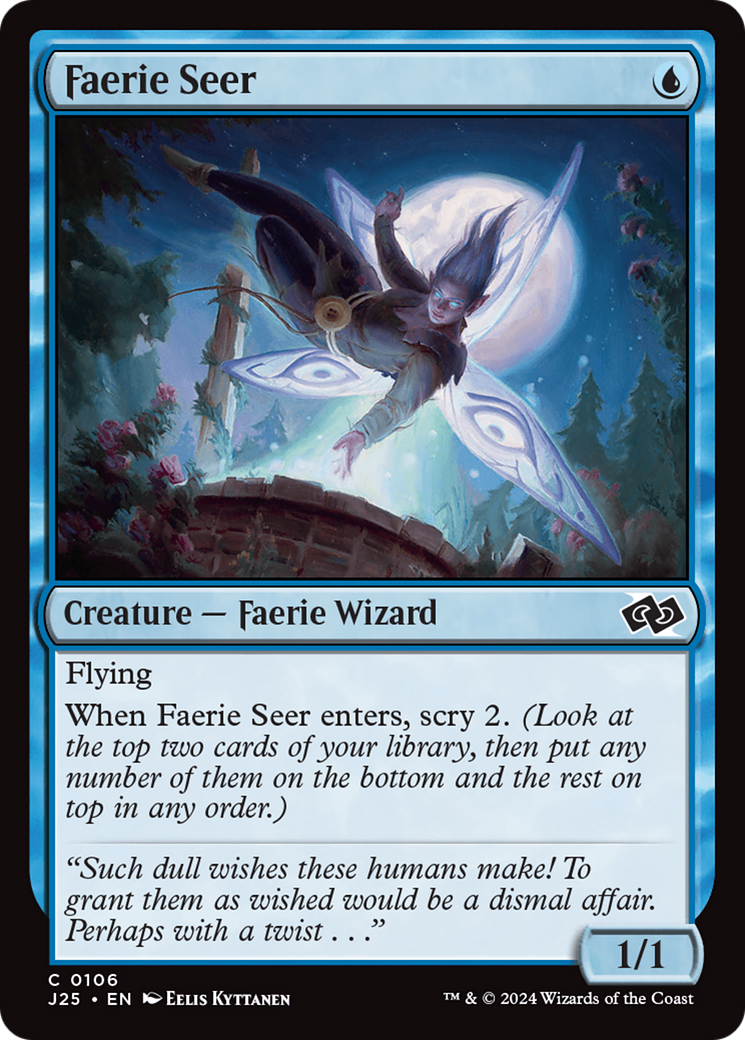 {C} Faerie Seer [Foundations Jumpstart][J25 106]