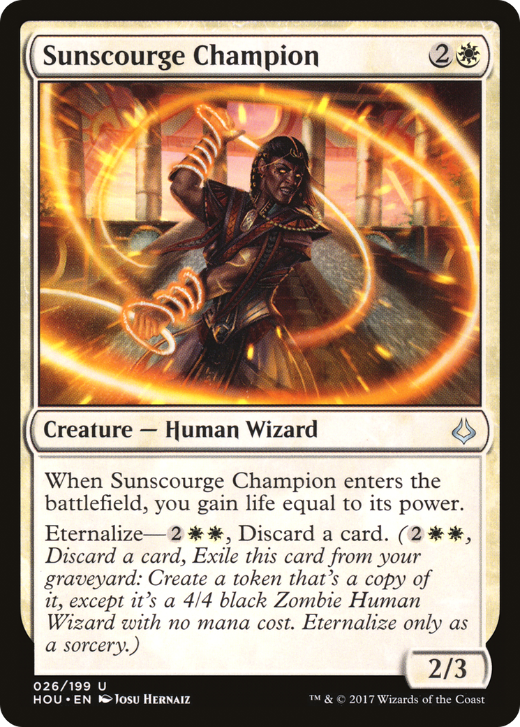 {C} Sunscourge Champion [Hour of Devastation][HOU 026]