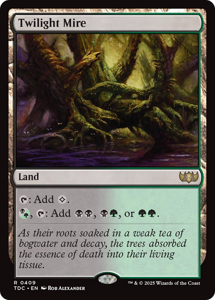 {R} Twilight Mire [Tarkir: Dragonstorm Commander][TDC 409]