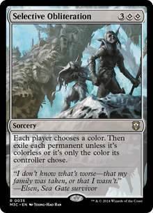 {R} Selective Obliteration [Modern Horizons 3 Commander][M3C 035]