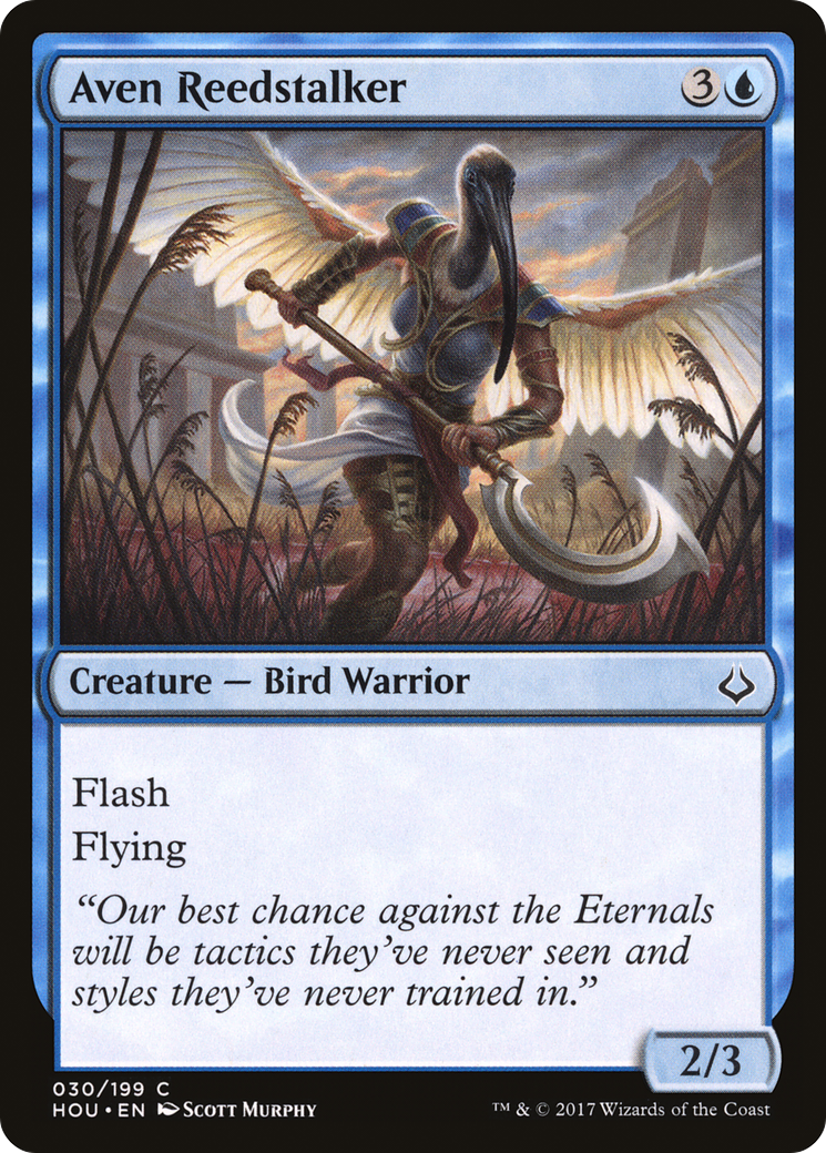 {C} Aven Reedstalker [Hour of Devastation][HOU 030]