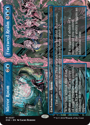 {@R} Mirror Room // Fractured Realm (Borderless) [Duskmourn: House of Horror][DSK 337]