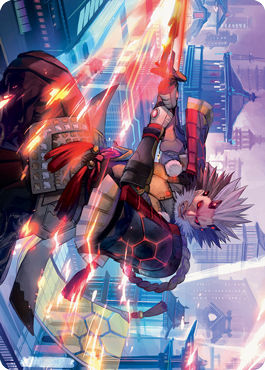{A} Isshin, Two Heavens as One 2 Art Card [Kamigawa: Neon Dynasty Art Series][ANEO 069]