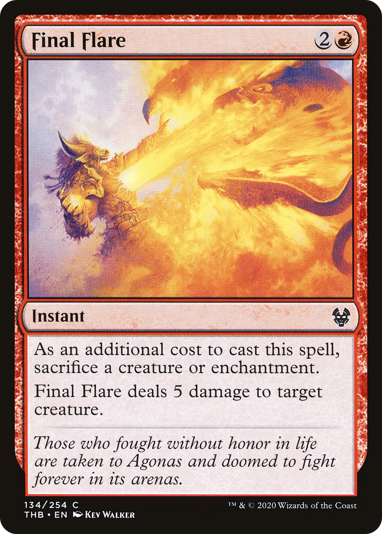 {C} Final Flare [Theros Beyond Death][THB 134]