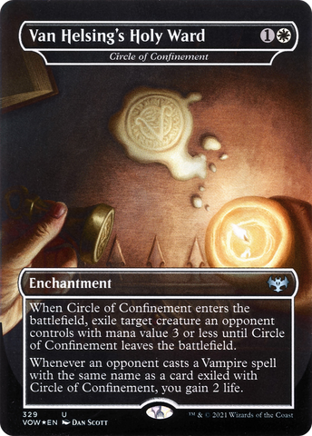 {C} Circle of Confinement - Van Helsing's Holy Ward [Innistrad: Crimson Vow][VOW 329]