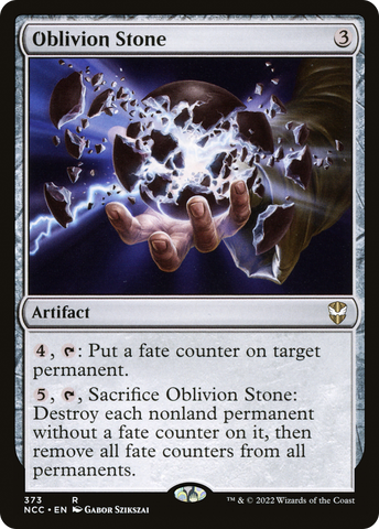 {R} Oblivion Stone [Streets of New Capenna Commander][NCC 373]
