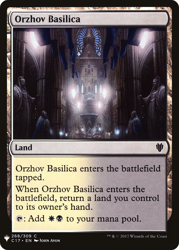 {C} Orzhov Basilica [Mystery Booster][LS C17 268]