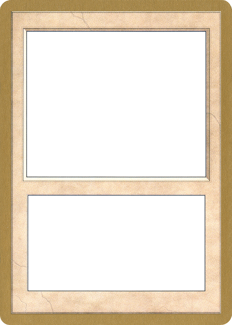 {R} 2002 World Championship Blank Card [World Championship Decks 2002][GB WC02 NULL]