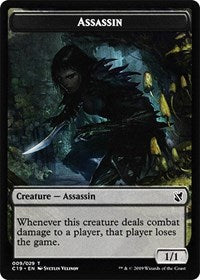 {T} Assassin // Morph Double-sided Token [Commander 2019 Tokens][TC19 009]