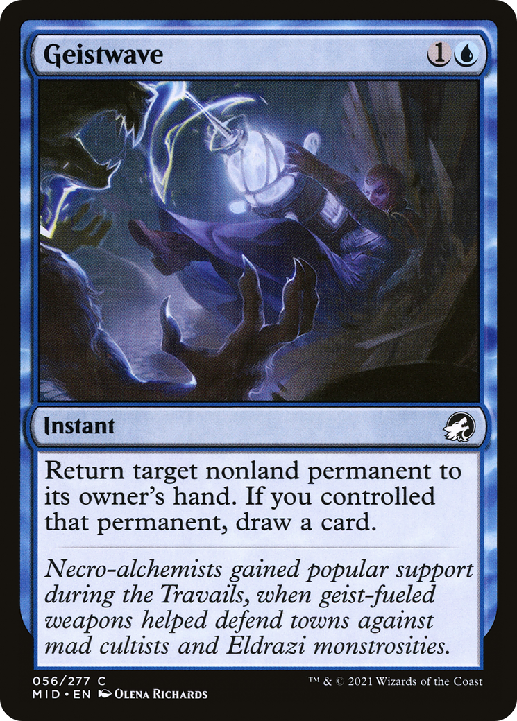{C} Geistwave [Innistrad: Midnight Hunt][MID 056]
