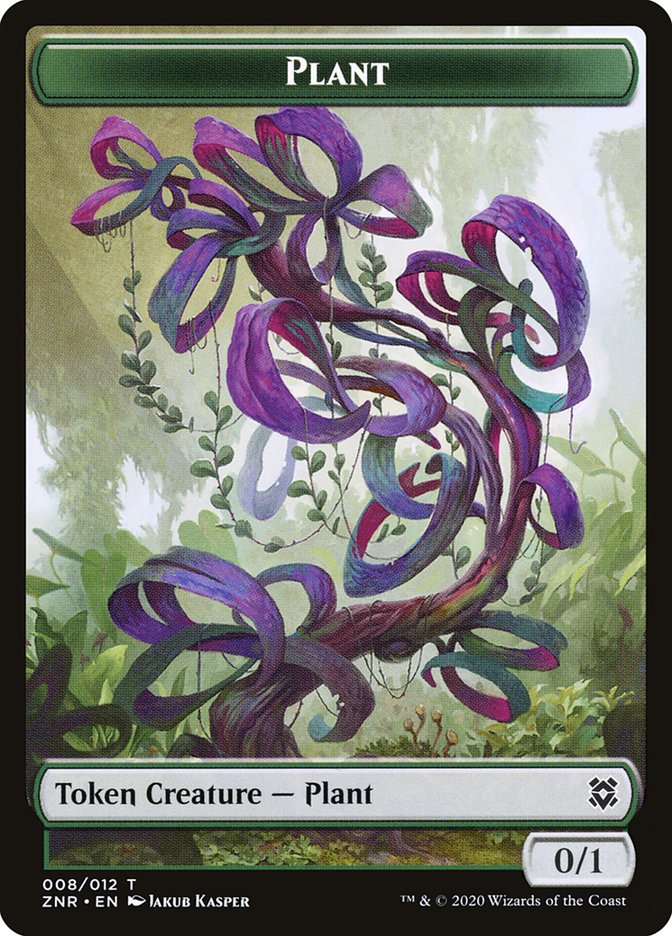 {T} Cat Beast // Plant Double-sided Token [Zendikar Rising Tokens][TZNR 003]