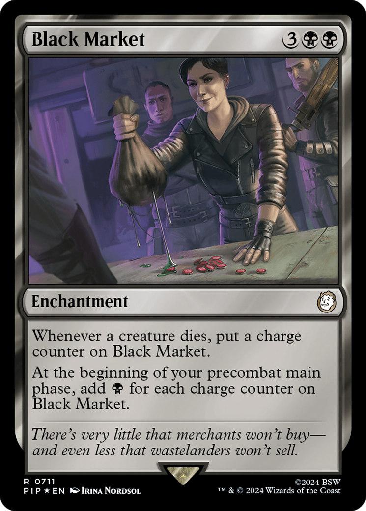 {R} Black Market (Surge Foil) [Fallout][PIP 711]