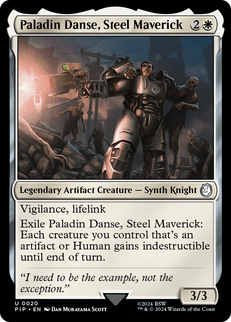 {C} Paladin Danse, Steel Maverick [Fallout][PIP 020]