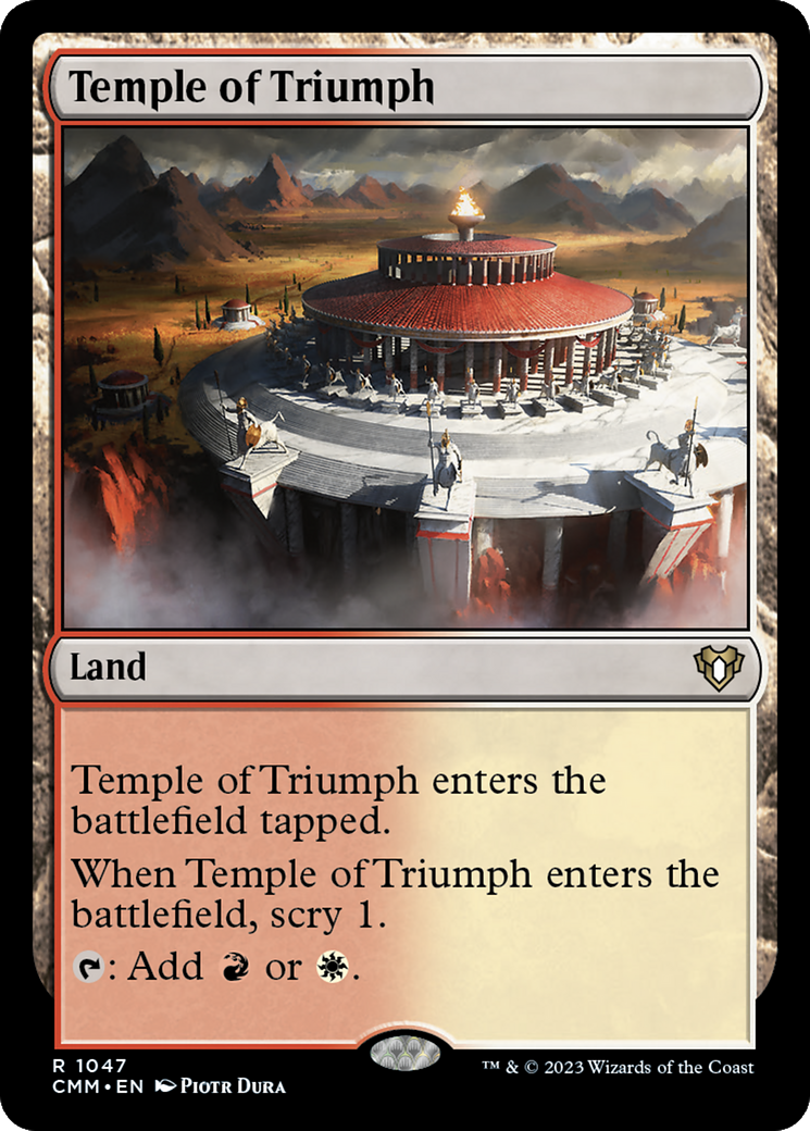{R} Temple of Triumph [Commander Masters][CMM 1047]