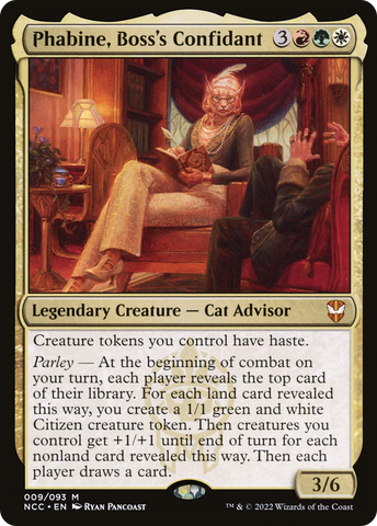 {R} Phabine, Boss's Confidant [Streets of New Capenna Commander][NCC 009]