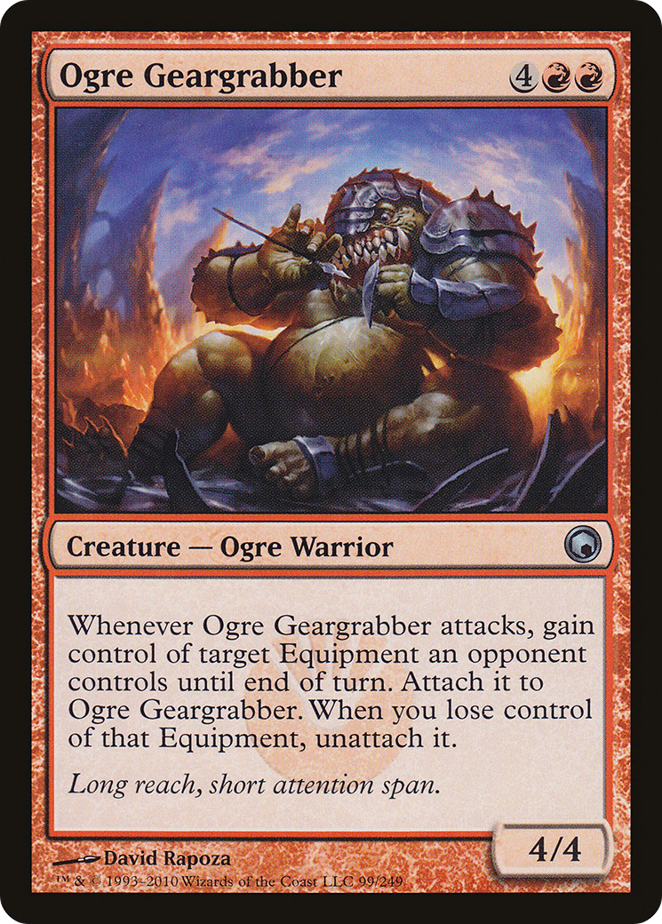 {C} Ogre Geargrabber [Scars of Mirrodin][SOM 099]