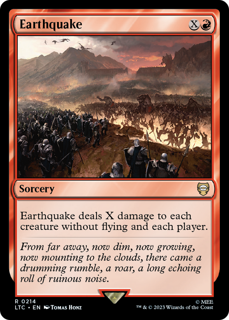 {R} Earthquake [The Lord of the Rings: Tales of Middle-Earth Commander][LTC 214]