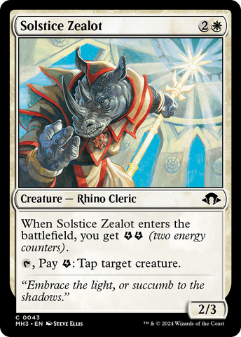 {C} Solstice Zealot [Modern Horizons 3][MH3 043]