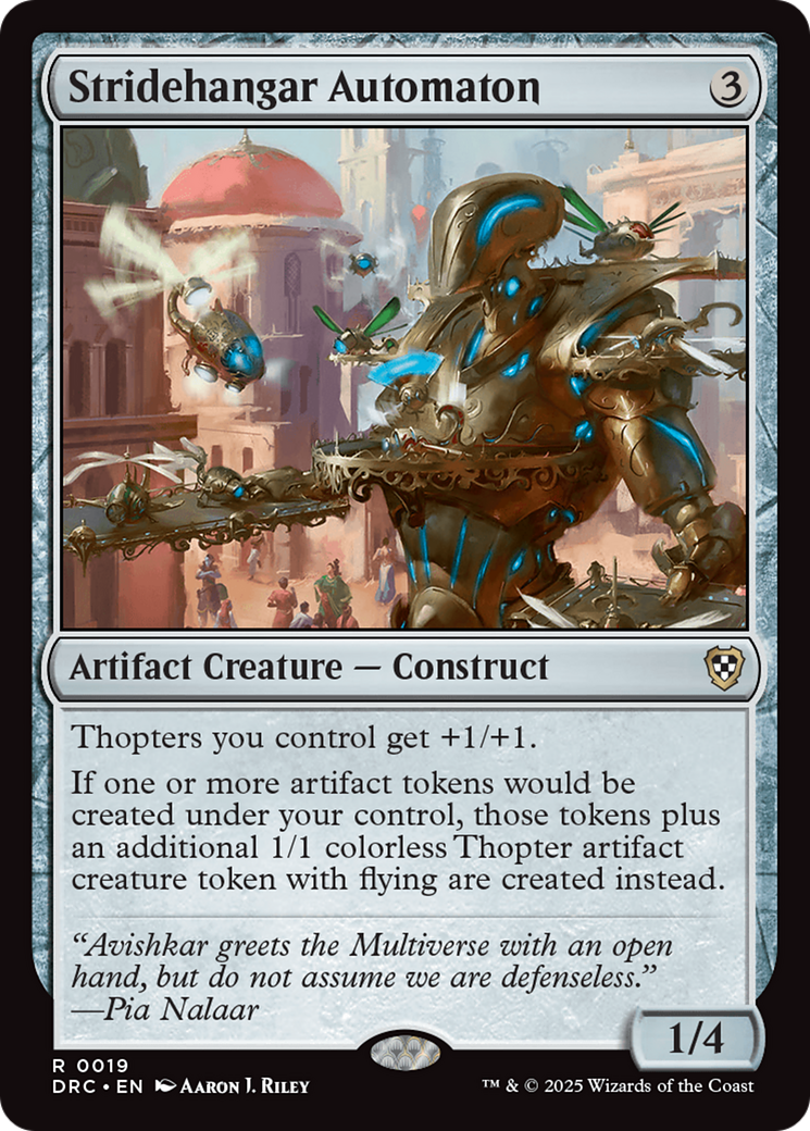 {R} Stridehangar Automaton [Aetherdrift Commander][DRC 019]