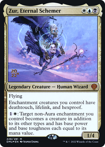 {R} Zur, Eternal Schemer [Dominaria United Prerelease Promos][PR DMU 228]