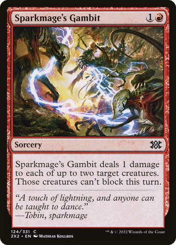 {C} Sparkmage's Gambit [Double Masters 2022][2X2 124]