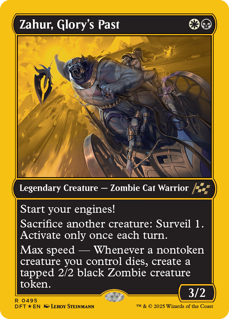 {@R} Zahur, Glory's Past (First-Place Foil) [Aetherdrift][DFT 495]