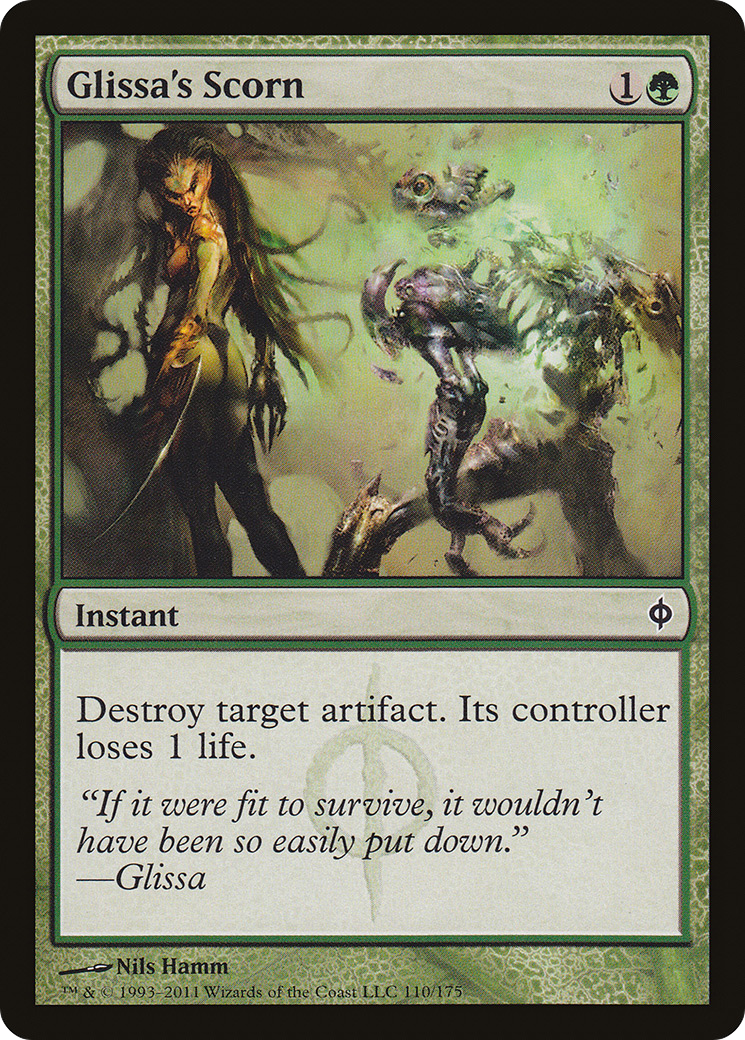 {C} Glissa's Scorn [New Phyrexia][NPH 110]