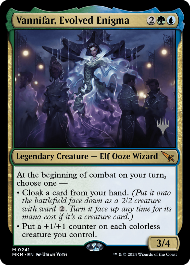 {R} Vannifar, Evolved Enigma (Promo Pack) [Murders at Karlov Manor Promos][PP MKM 241]