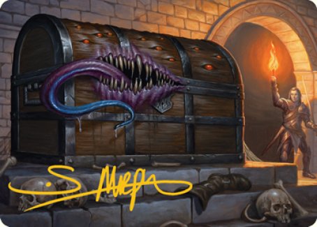 {A} Mimic Art Card (Gold-Stamped Signature) [Dungeons & Dragons: Adventures in the Forgotten Realms Art Series][GS AAFR 027]