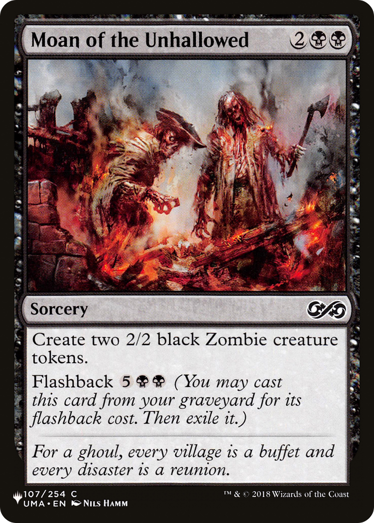 Moan of the Unhallowed [LIST 107/254]