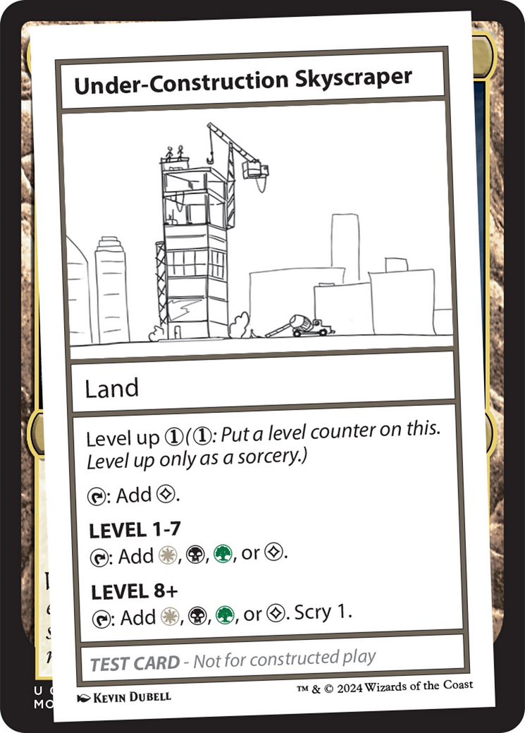 {C} Under-Construction Skyscraper [Mystery Booster 2 Playtest Cards][MB2 PLAYTEST]