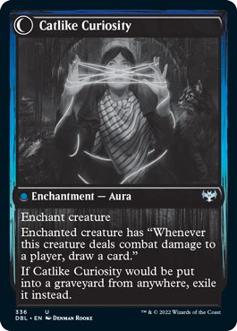 {C} Mischievous Catgeist // Catlike Curiosity [Innistrad: Double Feature][DBL 336]