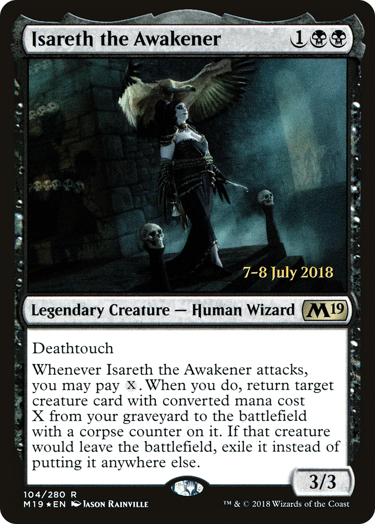{R} Isareth the Awakener [Core Set 2019 Prerelease Promos][PR M19 104]