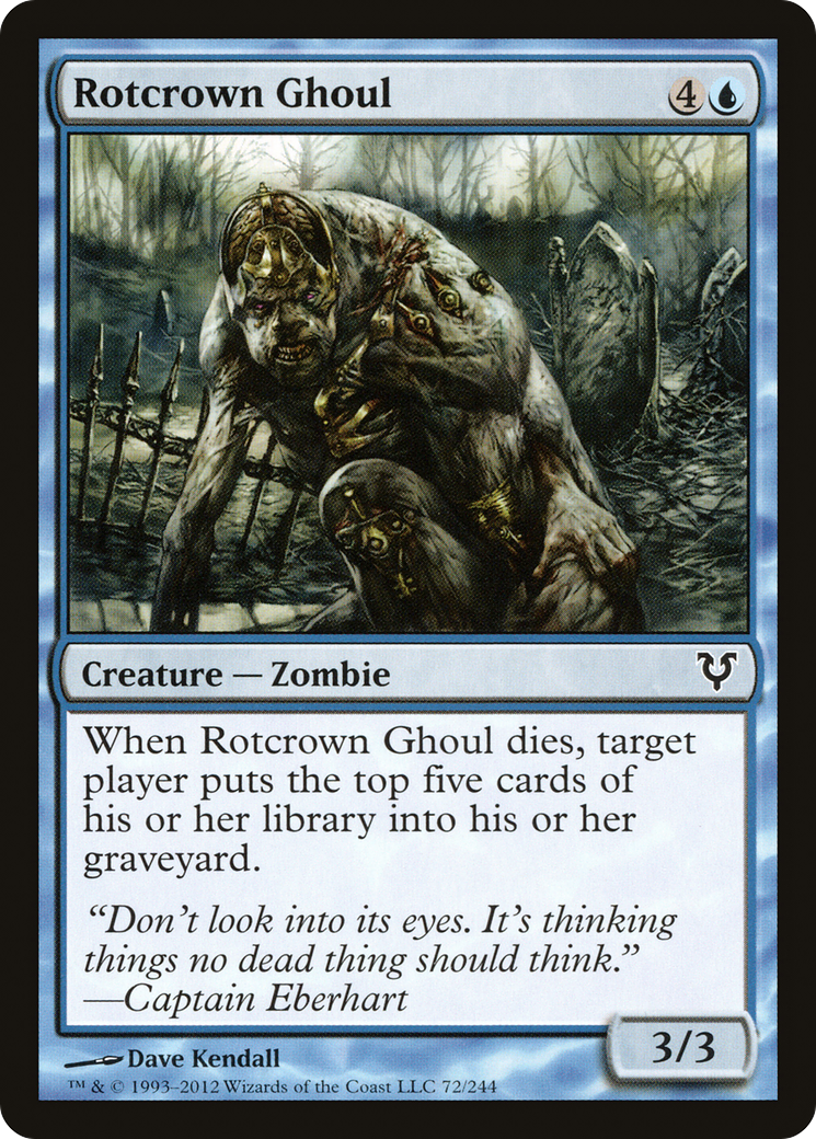 {C} Rotcrown Ghoul [Avacyn Restored][AVR 072]