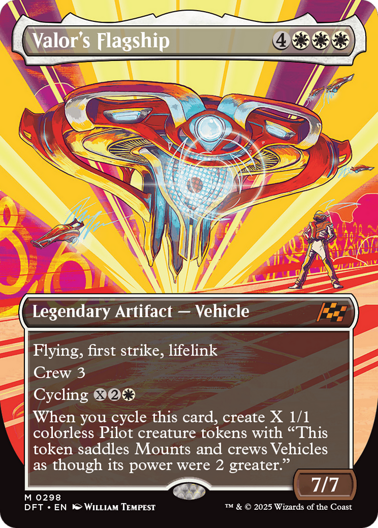 {@R} Valor's Flagship (Borderless) [Aetherdrift][DFT 298]
