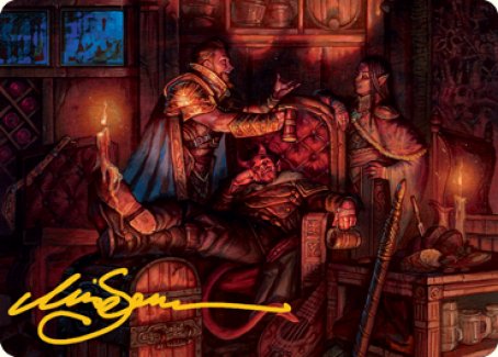 {A} Long Rest Art Card (Gold-Stamped Signature) [Dungeons & Dragons: Adventures in the Forgotten Realms Art Series][GS AAFR 051]