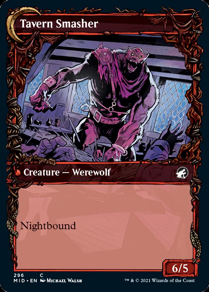 {C} Tavern Ruffian // Tavern Smasher (Showcase Equinox) [Innistrad: Midnight Hunt][MID 296]