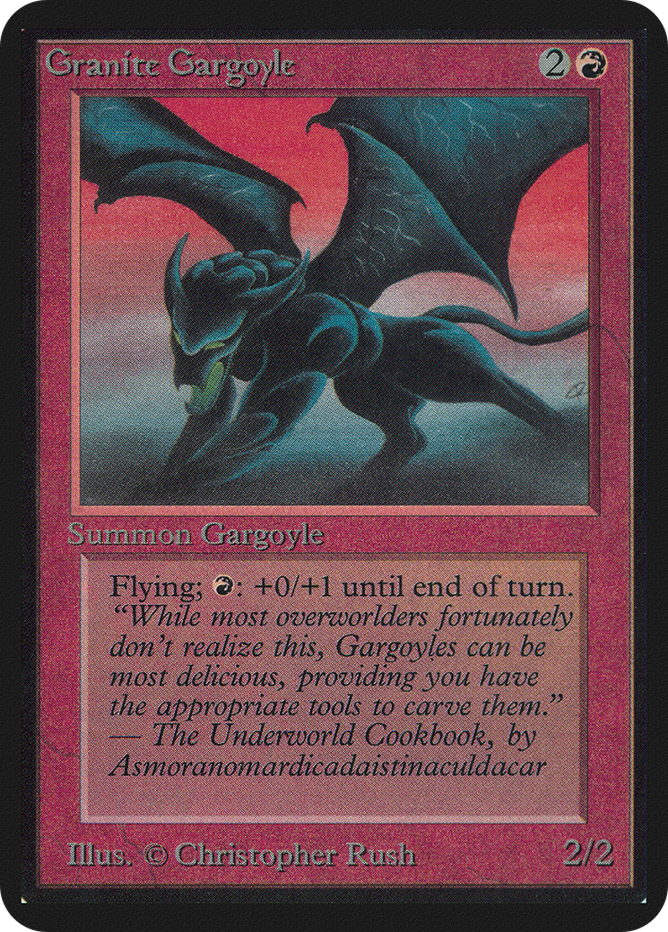 {R} Granite Gargoyle [Alpha Edition][LEA 155]