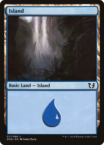 {B}[DDQ 071] Island (71) [Duel Decks: Blessed vs. Cursed]