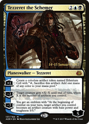{R} Tezzeret the Schemer [Aether Revolt Prerelease Promos][PR AER 137]