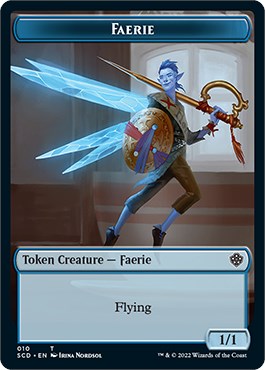 {T} Cat Bird // Faerie Double-Sided Token [Starter Commander Decks][TSCD 000]