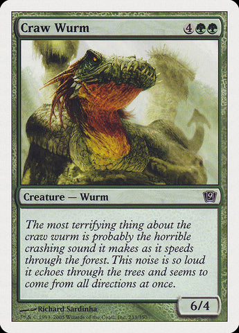 {C} Craw Wurm [Ninth Edition][9ED 233]