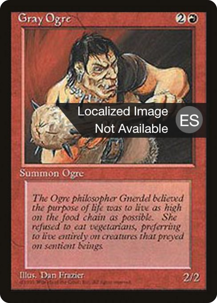 {F} Gray Ogre [Fourth Edition (Foreign Black Border)][FBB 4ED 200]