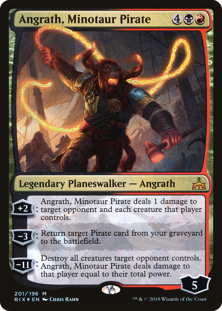{R} Angrath, Minotaur Pirate [Rivals of Ixalan][RIX 201] - Misty Mountain Games