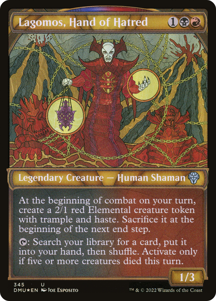 {C} Lagomos, Hand of Hatred (Showcase Textured) [Dominaria United][DMU 345]