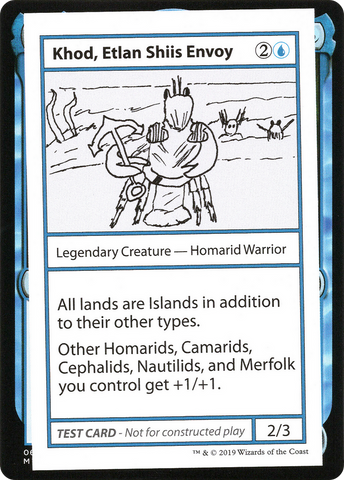 {R} Khod, Etlan Shiis Envoy (2021 Edition) [Mystery Booster Playtest Cards][CMB1 024]