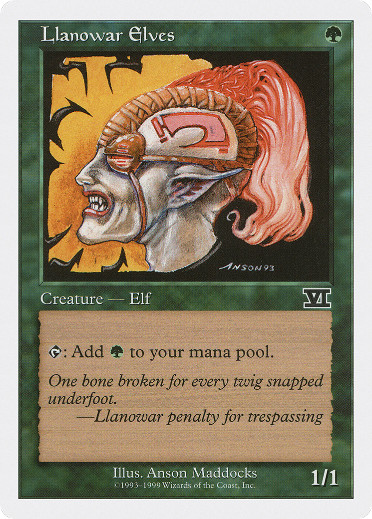 {C} Llanowar Elves [Battle Royale][BRB 039]