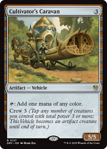 {R} Cultivator's Caravan [Aetherdrift Commander][DRC 127]