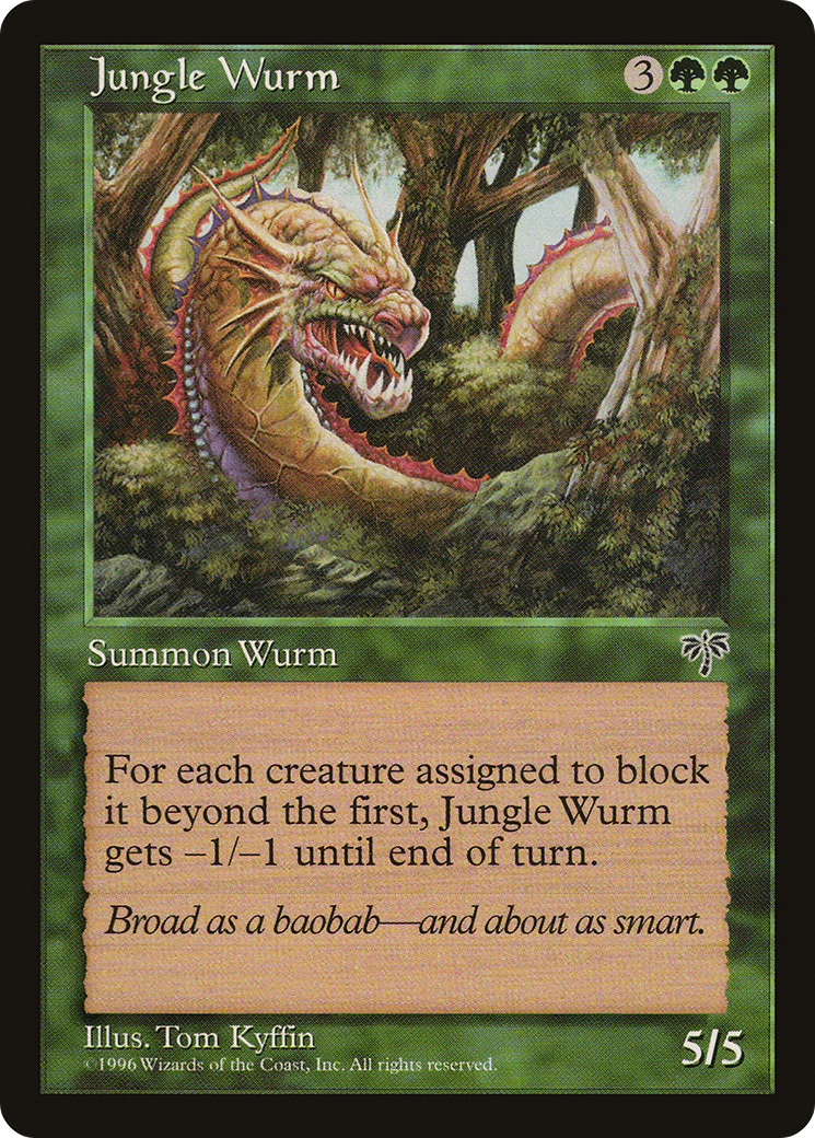 {C} Jungle Wurm [Mirage][MIR 224]