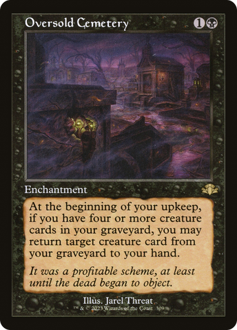 {R} Oversold Cemetery (Retro) [Dominaria Remastered][DMR 309]